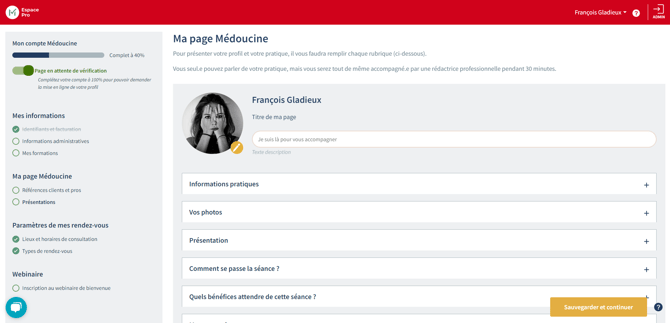 PRESENTATION ESPACE PRO